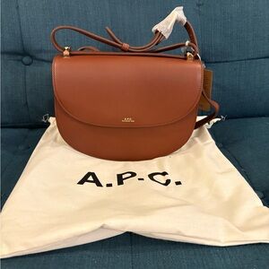 A.P.C. Genève Bag in Hazelnut (Full Size) - NWT
